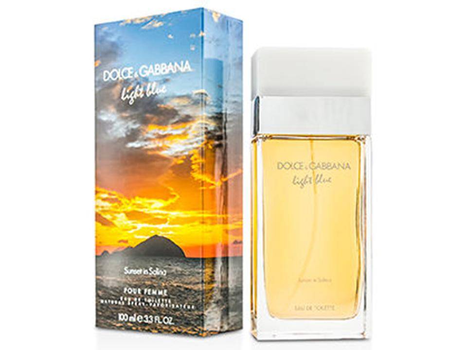 Light Blue Donna SUNSET  IN SALINA by D&G EDT TESTER 100 ML.